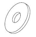 WASHER M10 FLAT SS G304