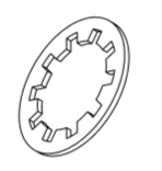 WASHER M12 INTERNAL TOOTH SS G304