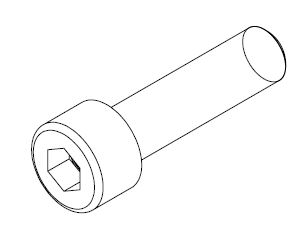 BOLT M8X28 HEX SOCKET HEAD SS G304