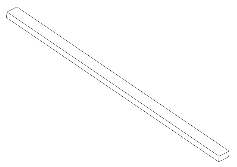 BEAM CHOCK 35X70X1550mm TIMBAWOOD