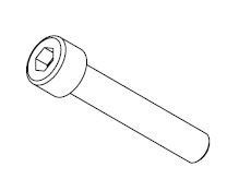 BOLT M8X45 HEX SOCKET HEAD G12.9 XIOD 4