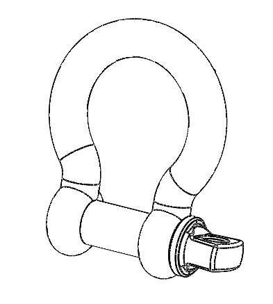 SHACKLE WLL 0.5T S LT1603 6mm