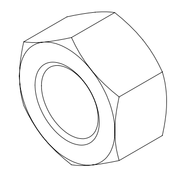 NUT M24 HEX HDG G4.6