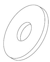 WASHER M10 FLAT G4.6 HDG