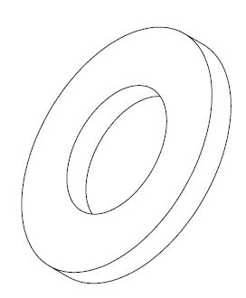 WASHER M8 FLAT SMALL ZP