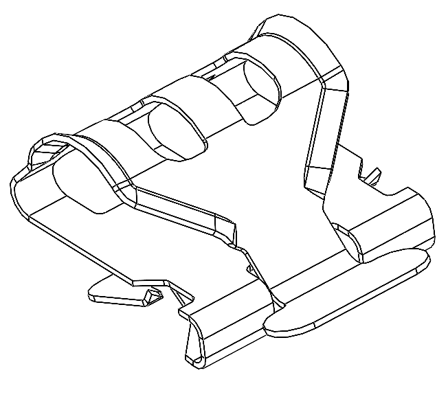CLIPS 2-CABLE 6mm2_SS304 1.3-2mm PANEL