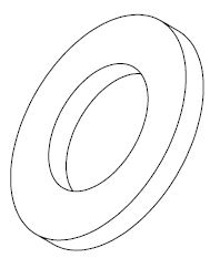 WASHER M16 x 30 FLAT 3.0 mm thick GAL G4.6 DIN 125A