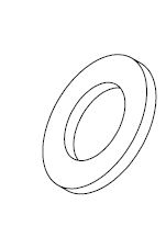 WASHER M10 x 18 FLAT 1.6mm thick SMALL GAL G4.6