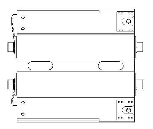 HINGE BOTTOM END DOUBLE LEAF