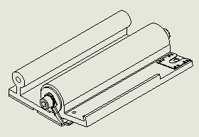 HINGE BOTTOM LEFT SINGLE LEAF G200