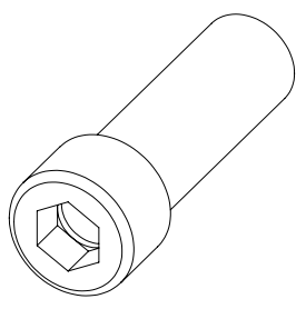 BOLT M12X35 HEX SOCKET HEAD DUPLEX 2205