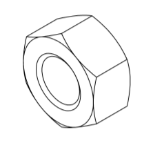 NUT M12 HEX HDG G8