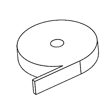 MULTIFOAM POLYETHYLENE TAPE 12x3mm