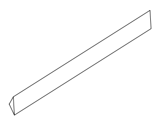 CHAMFER 10X10 SHORT STEEL