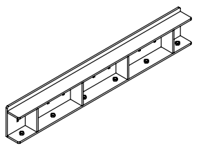 MOULD END H225mm