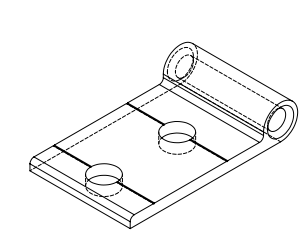 CRIMP BRACKET DOUBLE HOLE