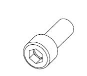 BOLT M10X25 HEX SOCKET HEAD SS G304